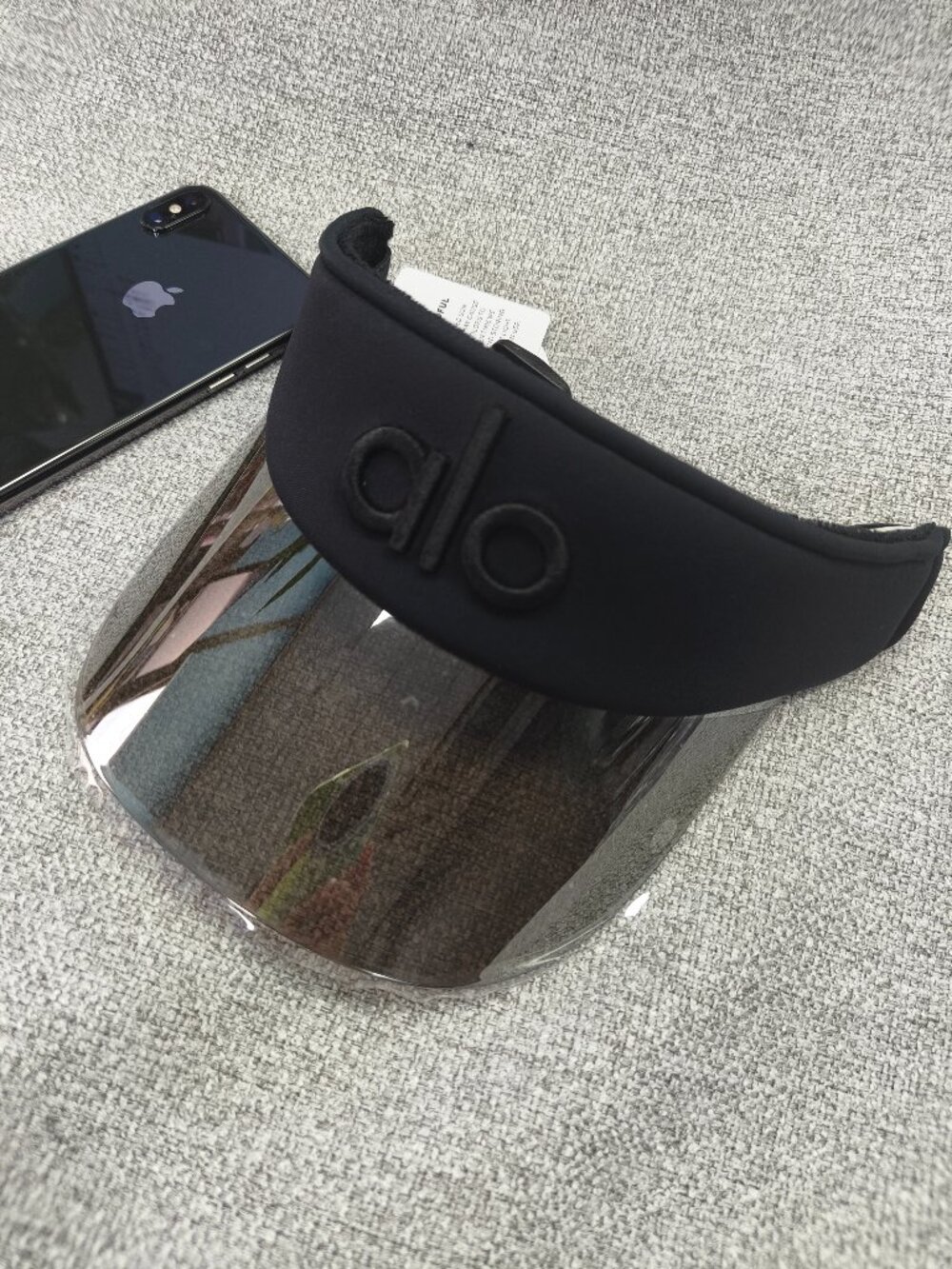 Alo Yoga Black Adjustable Solar Visor Tennis Golf Cap🌞Summer Essentials😍